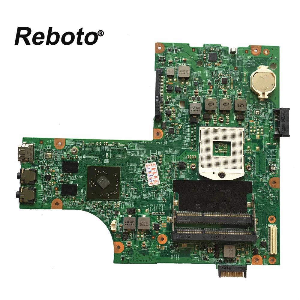 

Reboto High quality Laptop Motherboard For DELL N5010 0VX53T VX53T HM57 HD 5470M 48.4HH01.011 Mainboard 100% Tested Fast Ship