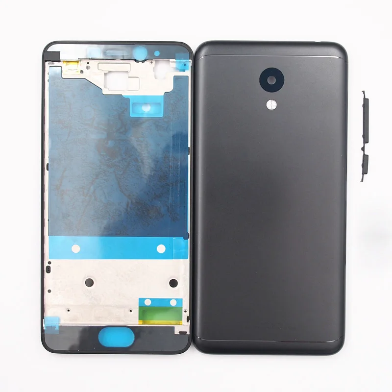 BaanSam New Front Frame Battery Door Back Cover Housing Case For MEIZU M6 5.2 Inch With Power Volume Buttons | Мобильные телефоны и