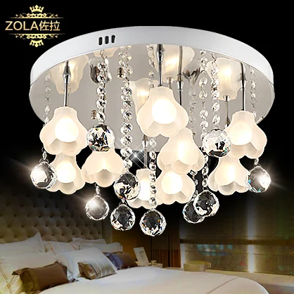 

Zora light of modern crystal lamp lamp ceiling lamp lamp European bedroom living room lights simple lighting CL9152