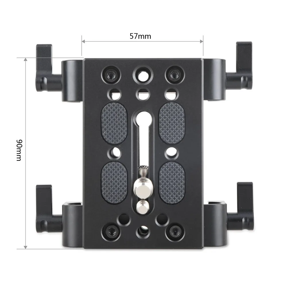 SmallRig Dslr Camera Mounting Plate With 15mm Rod Clamp Railblock Support Tripod Mount Plate Quick Release Baseplate - 1798