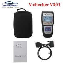 Профессиональный V-CHECKER V301 OBD2 Профессиональный считыватель кодов canbus универсальный авто диагностический сканер OBD2 V-CHECKER