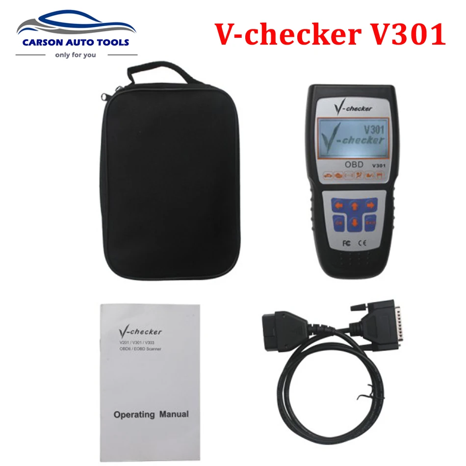 Flash Sale  2015 Professional V-CHECKER V301 OBD2 Professional CANBUS Code Reader Universal Auto Diagnostic Sca