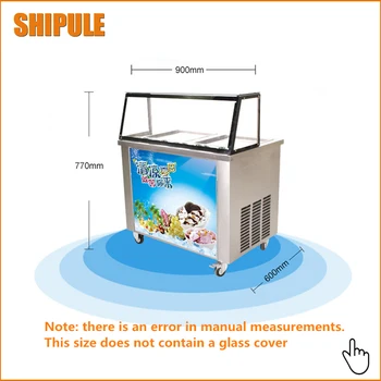 

2018 Fried Ice Cream Machine Ice Slush Machine For Seal