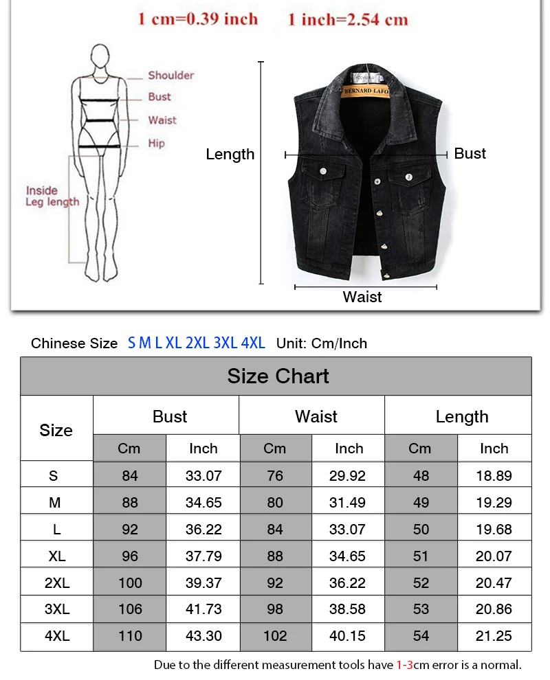 Черный винтажный жилет для женщин размера плюс 4XL, короткий приталенный джинсовый жилет, верхняя одежда, Весенняя джинсовая куртка без рукавов Chalecos Para Mujer