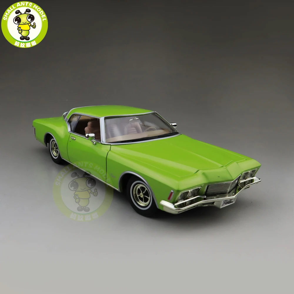 1/18 1971 Buick RIVIERA GS Road Подпись литая под давлением Модель автомобиля игрушки для мальчиков и девочек подарок