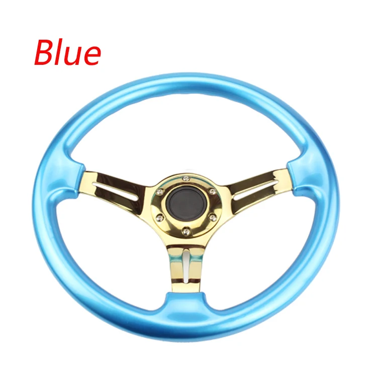 CNSPEED Gold New 350mm 14inch Steering Wheel ABS Steering Wheel