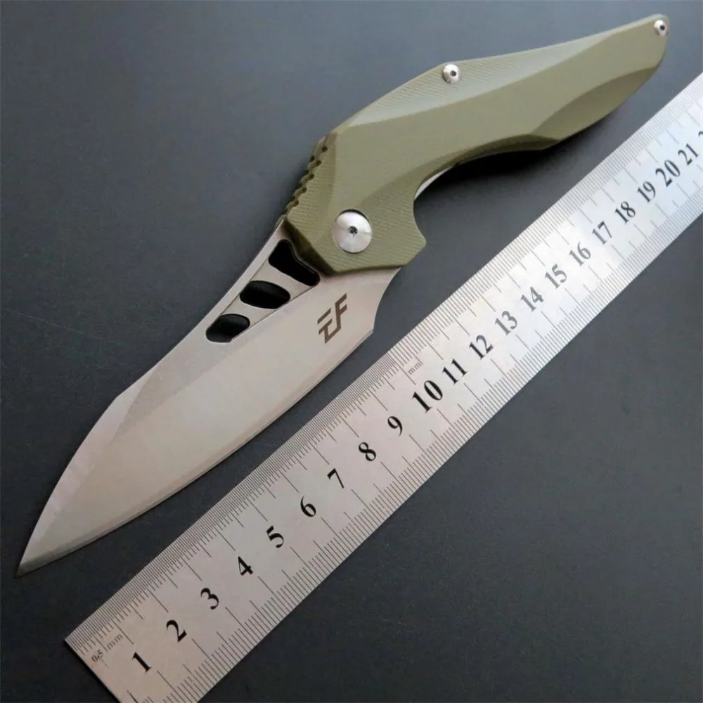

Eafengrow EF226 58-60HRC D2 Blade G10 Handle Folding knife Survival Camping tool Hunting Pocket Knife tactical edc outdoor tool