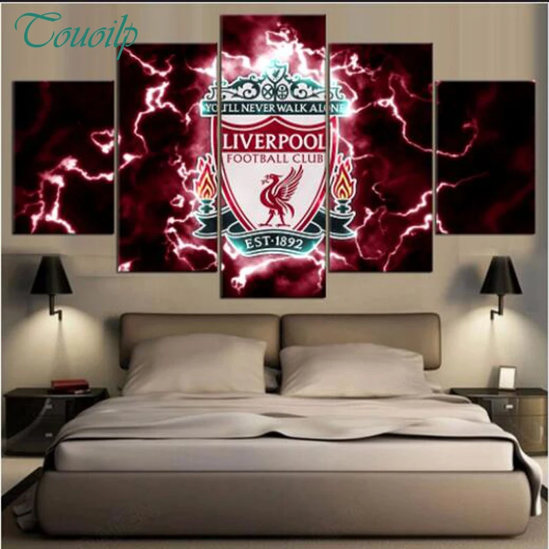 

spuare&round Liverpool football team emblem diamond painting crystal Painting diamonds decorative 5d diy diamond embroidery kits