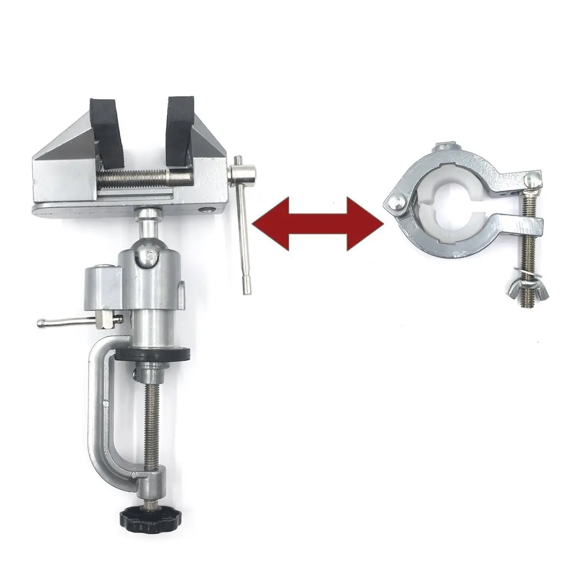 Günstige Bank Schraubstöcke 360 Clamp Tisch Grinder Halter Bohrer Dremel Für Dreh Werkzeug Handwerk Modell Werkzeuge Metall Arbeits Schmuck Machen Werkzeug