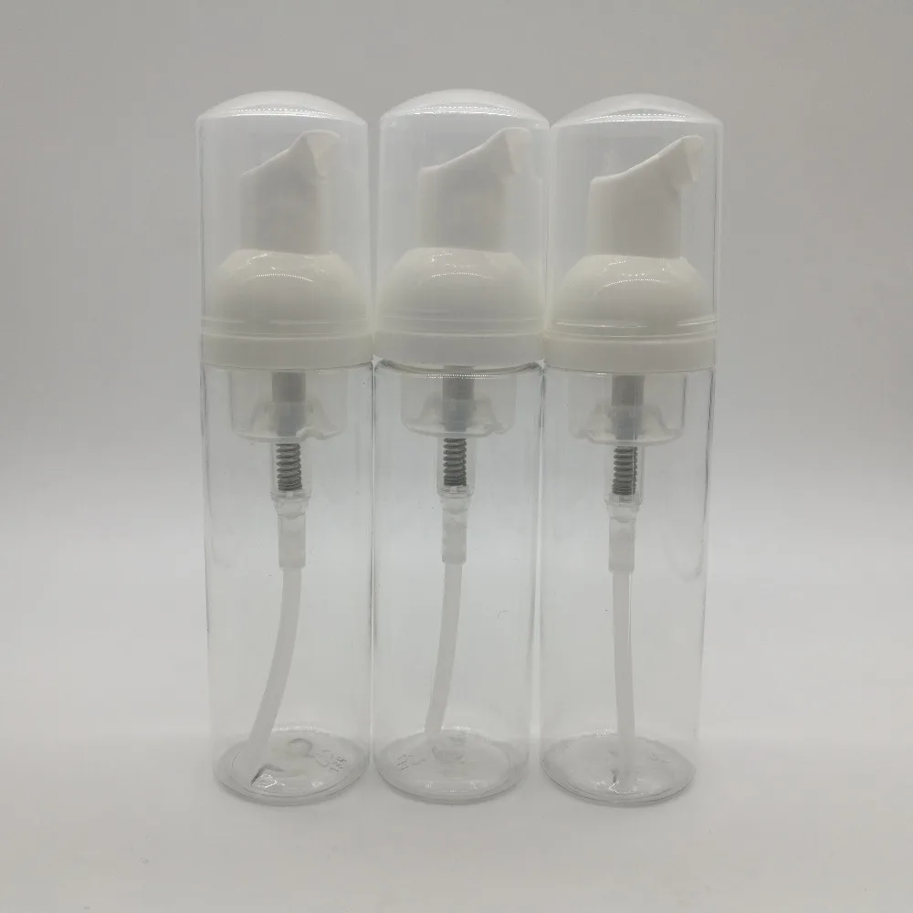 100pcs/lot 60ml PET Empty Refillable Foaming Pump Soap bottles, plastic