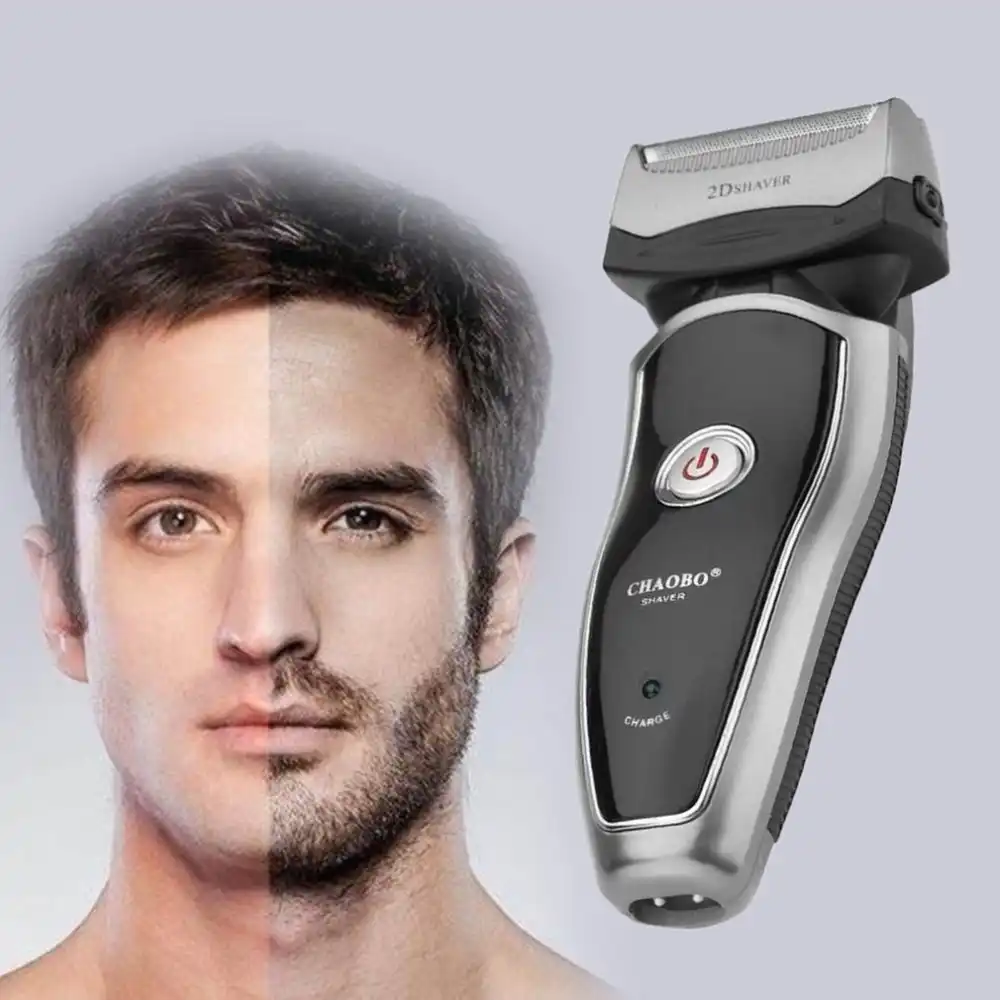 chaobo men's rechargeable cordless electric razor shaver groomer double edge trimmer us reviews