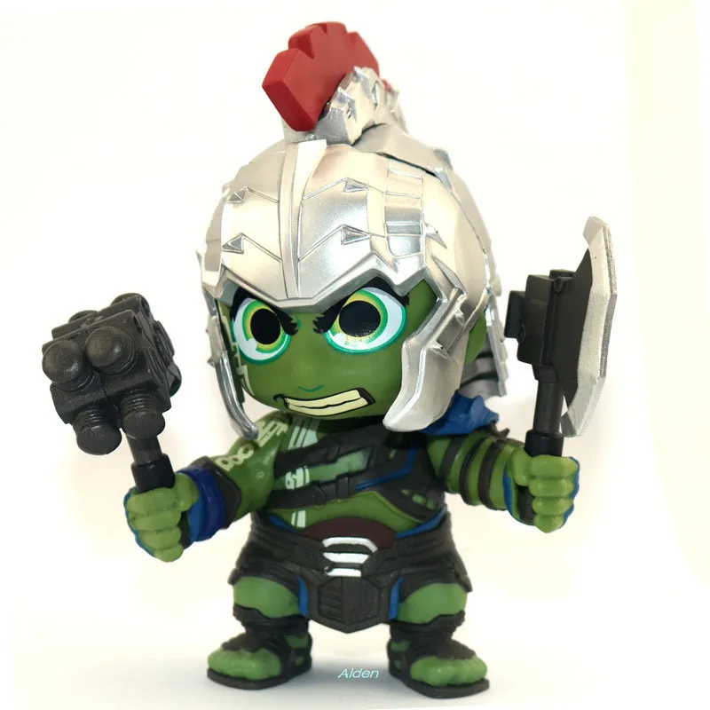 

4" The Avengers Superhero Thor Hulk Q Version Iron Man Captain america PVC Action Figure Collectible Model Toy BOX 11CM L319