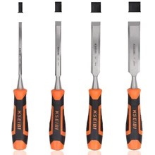 KSEIBI премиум деревянные долото набор хромовых марганцевых лезвий для деревообработки, резьбы, ручки с Мягкой рукояткой W молотковая стальная Торцевая крышка 312130