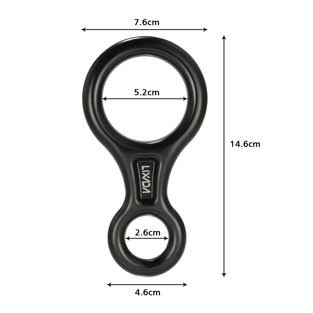 # Lixada 35KN 8 شكل السليل في الهواء الطلق تسلق الصخور Carabiners الهبوط من قمم الجبال الإنحدار السلامة حلقة ل جهاز تسلق المعدات # Lixada 35KN 8 شكل السليل في الهواء الطلق تسلق الصخور Carabiners الهبوط من قمم الجبال الإنحدار السلامة حلقة ل جهاز تسلق المعدات