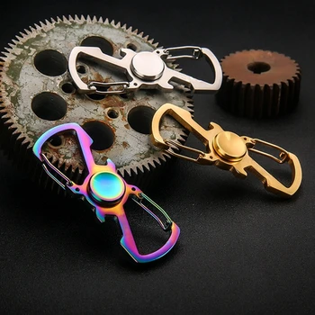 

Key Rings Fingertip gyro Beer Opener Bottle Creative Multifunction Key Chain Holder Gift For Audi Toyota VW Golf 4 5 Ford Focus