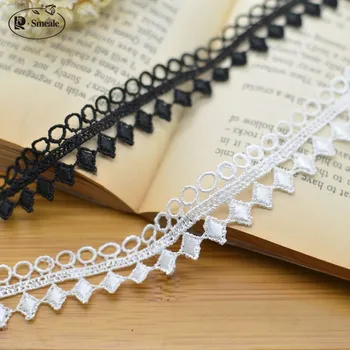 

10Yards / Lot New Lace Trim Water Soluble Embroidery Cotton Lace DIY Lace Fabric Clothing Accessor width 2cm RS2190