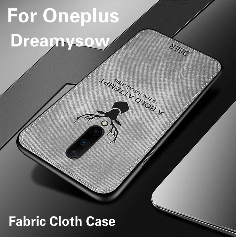 

Cloth Deer TPU Case For Oneplus 7 Pro 6T 6 Oneplus7 One Plus 7 1+7 Shockproof Cover Silicone Bumper Shell for oneplus 5 5T Capa