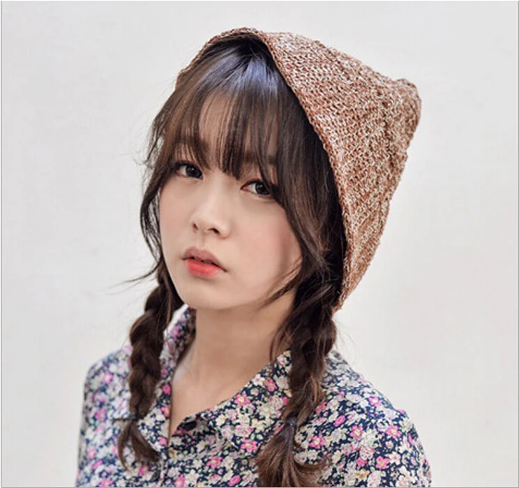 2015 hot sales new fashion winter hat women knitted hats men multicolor solid warm wool cap