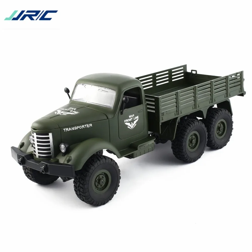 

JJR/C Q60 1/16 2.4G 6WD RC Off-Road Military Truck Transporter Remote Control Vehicle for Children Gift RC Model Truck Toy Hobby