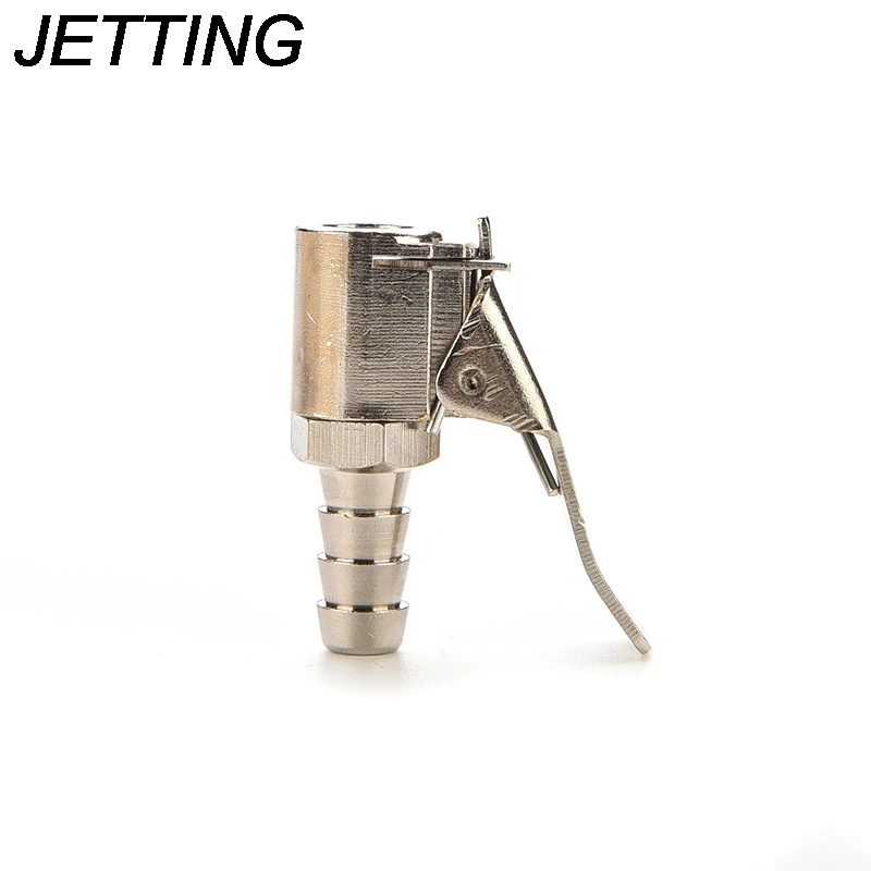 

JETTING 1pcs 8MM/6MM Clamp Auto Air Pump Chuck Clip Car Truck Tyre Tire Inflator Valve Connector Car Accessories