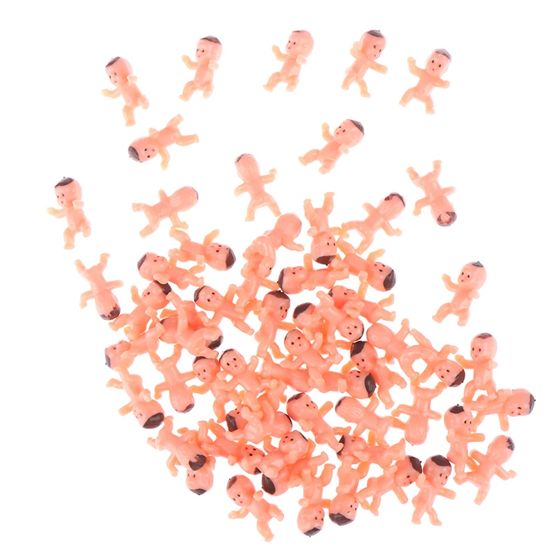 

10/20/60Pcs 1 Inch Mini Plastic Baby Kids Dool Model Toys High Quality