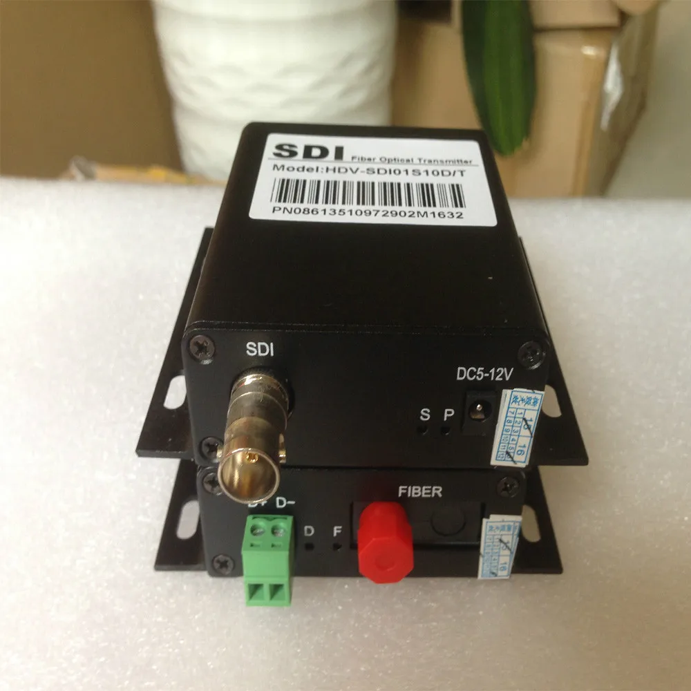 HighTek HT 011 HD SDI optical media converter Fiber to HD SDI Transmitter Receiver Video Audio