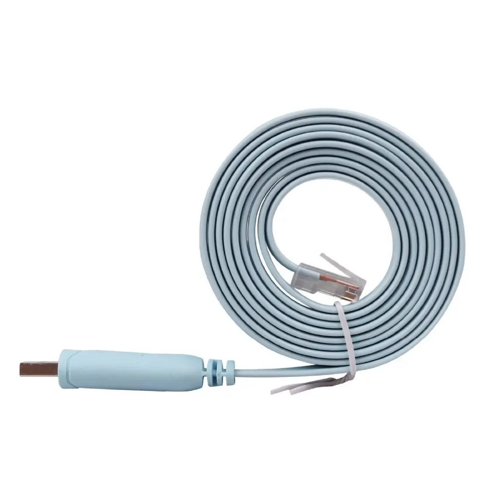 1.8m Usb Rs232 To Rj45 Serial Cable Tester For Cisco Router Console