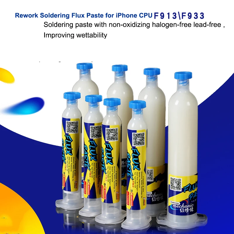 MECHANIC Dedicated Soldering Flux Paste For iPhone Motherboard A8 A9 Repair Non-oxidation Halogen-free Lead-free oil | Инструменты