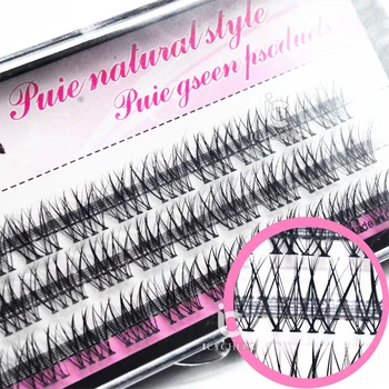 

ICYCHEER 8/9/10/11/12mm Curl Natural Individual Cluster Eyelash False Eyelashes Extension