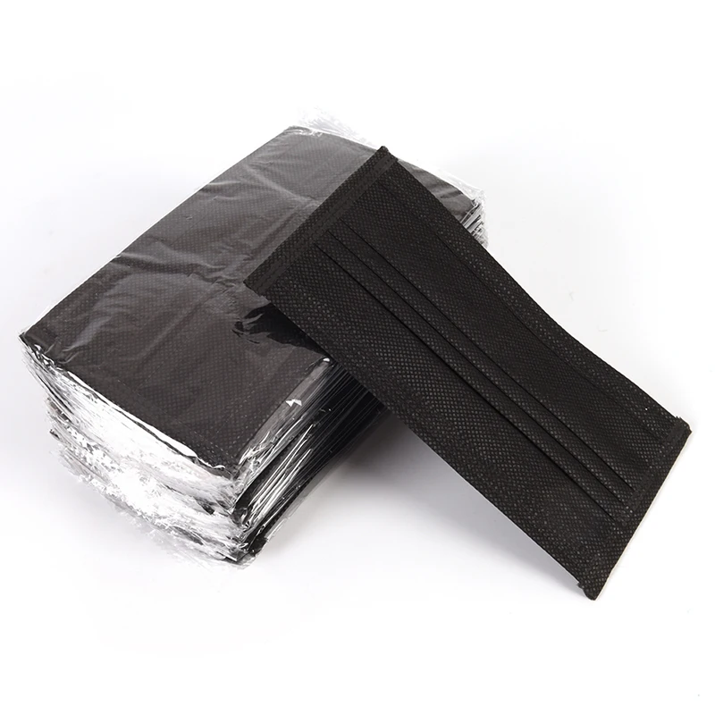 Disposable Medical Dust Mouth Surgical Face Mask Black Bacterial Filter Facial Care Tools For Personal Medical Hot