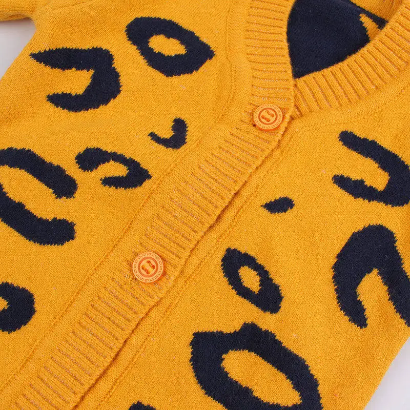 Cotton Baby Boy Sweater V Neck Cardigan for Infant Kids Girls Soft Comfortable Crochet Knitting Warm Outfit Coat Autumn Winter (5)