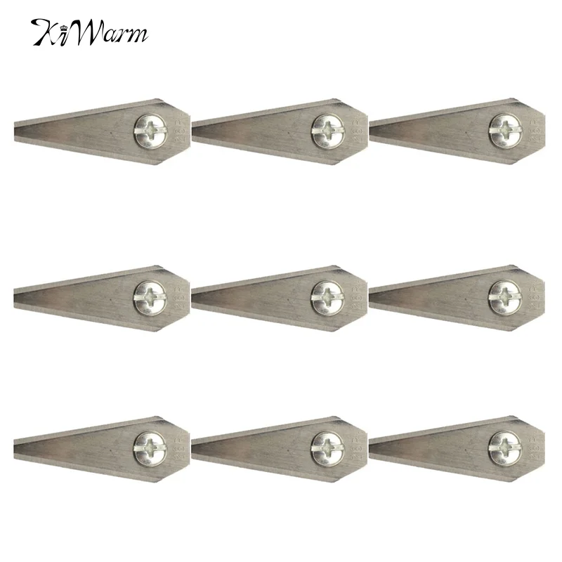 

9Pcs Zinc Coating Replacement Lawn Mower Blades 1mm For Indego Robotic
