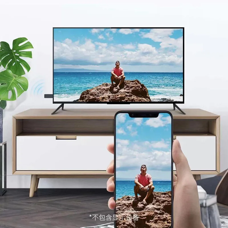 Xiaomi hagибис HDMI беспроводной с тем же экраном HABH1901 2,4G+ 5G WiFi совместимое умное устройство для умного дома и офиса