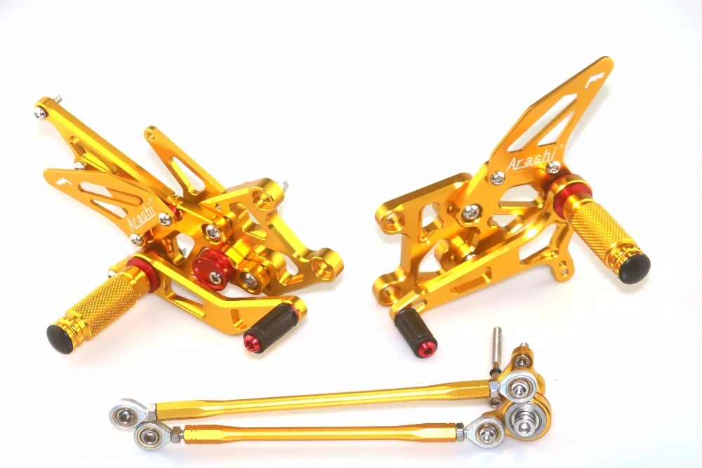 ЧПУ регулируемый задний комплект Rearsets для HONDA CBR600RR 2009 2010 2011 2012 2013 подставка для ног