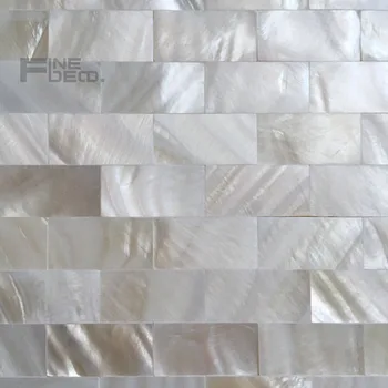 

white color freshwater shell tile seamless on mesh pattern for house decoration