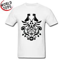 Leyenda de Zelda camisetas blancas estampadas 3D marca camiseta de juego para hombre diseño divertido moda Casual sudadera camiseta lisa envío Gratis