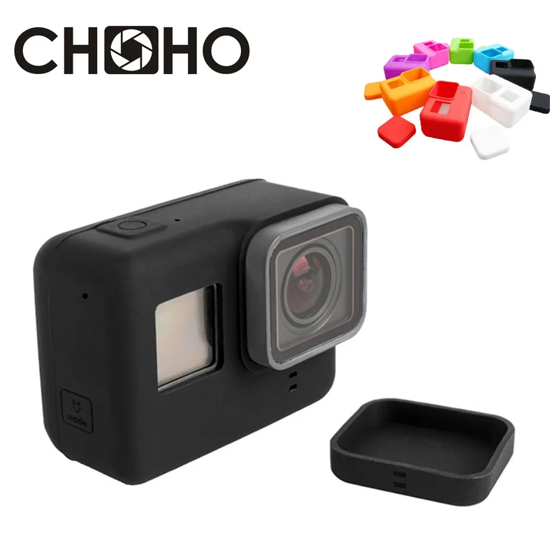 Lens Cap Cover For GoPro HERO 6 5 Silicone Protective Housing Case