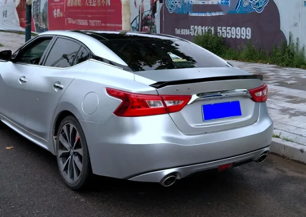 Для Nissan Maxima спойлер 2015 2016 2017 2018 год от DIY Краска Цвет Грунтовка задний багажник