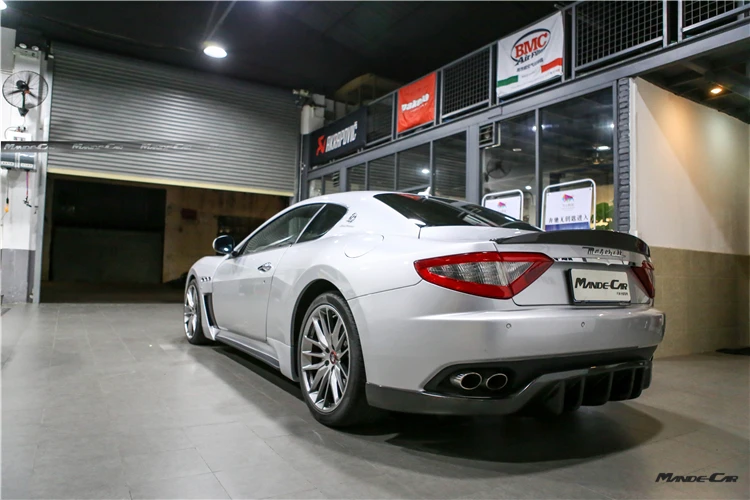 Углеродное волокно автомобиля задний багажник загрузки спойлер крыло для Maserati GranTurismo GT и GTS 2 двери плоский багажник 2011-201 неконвертируемый