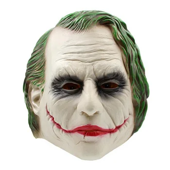 

Joker Mask Batman Clown Costume Cosplay Movie Adult Party Masquerade Rubber Latex Masks for Halloween