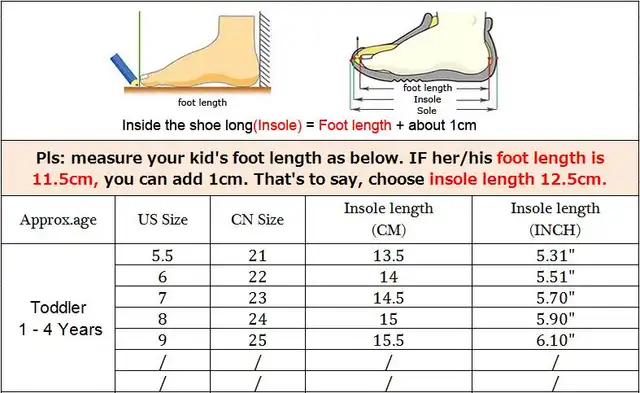 eu 21 shoe size in cm