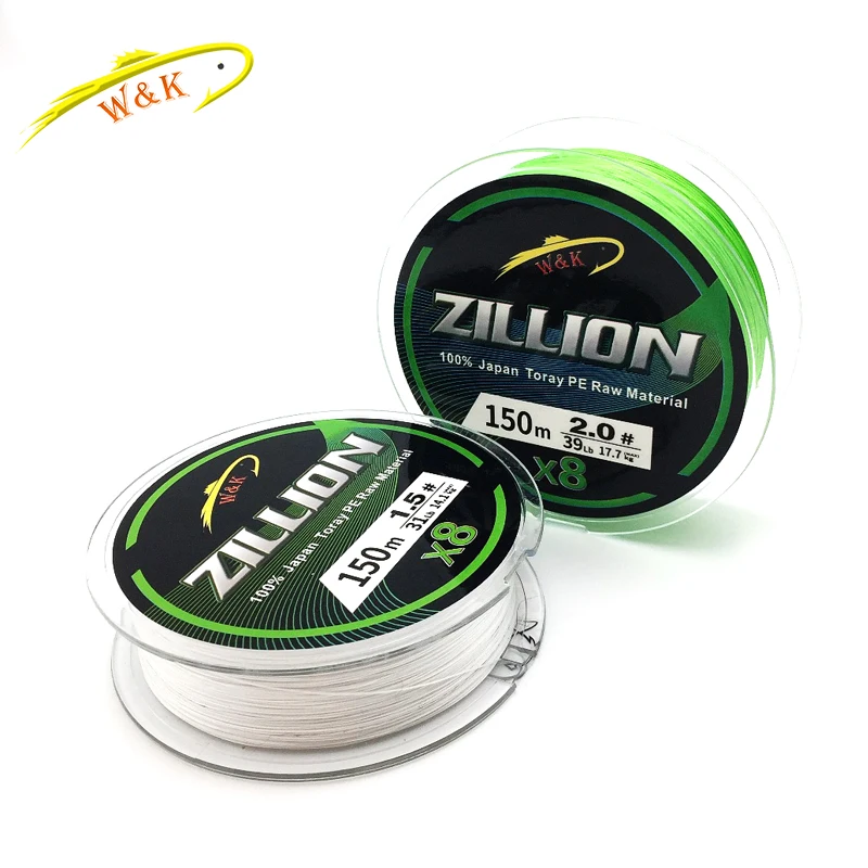 Seabass Fishing Line at 150m X8 Braided PE Lines for Boat JIGGING Line Colorful Fishing Lines