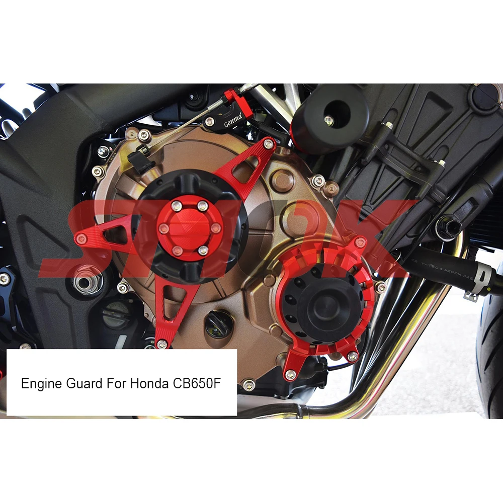 SMOK мотоцикла с ЧПУ Алюминиевый сплав левый и правый двигатель защитная крышка для Honda CB650F CBR650F