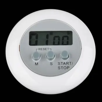 

200pcs Digital LCD Timer Stop Watch Kitchen Cooking Countdown Clock Alarm White the timer in the kitchen