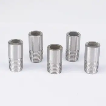 

1/4" BSPT Male Thread 304 Stainless Steel Pipe Fitting Weld Nipple Coupling Connector for Water Oil Air 143 PSI