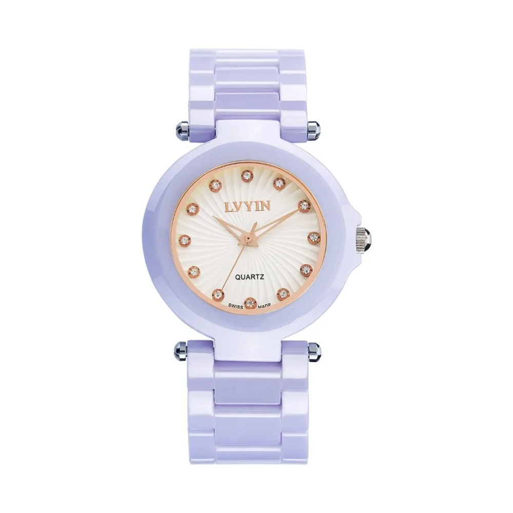 

Lvyin Ceramic Watch Waterproof Casual Ladies Quartz Watch Watches Wrist Simple Precision Watches Gift Present 6811 Dropshipping