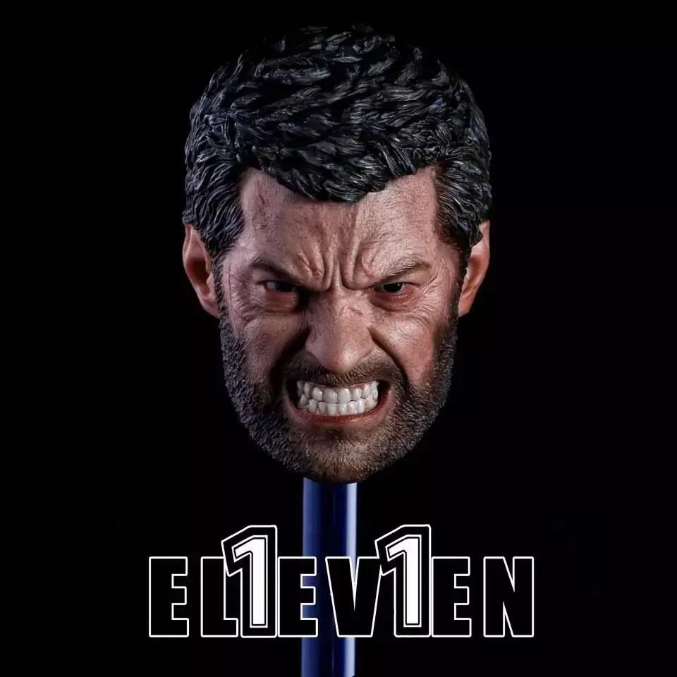 1//6 X-Men Wolverine Hugh Jackman Logan Head Sculpt for 12/'/'Figure Body