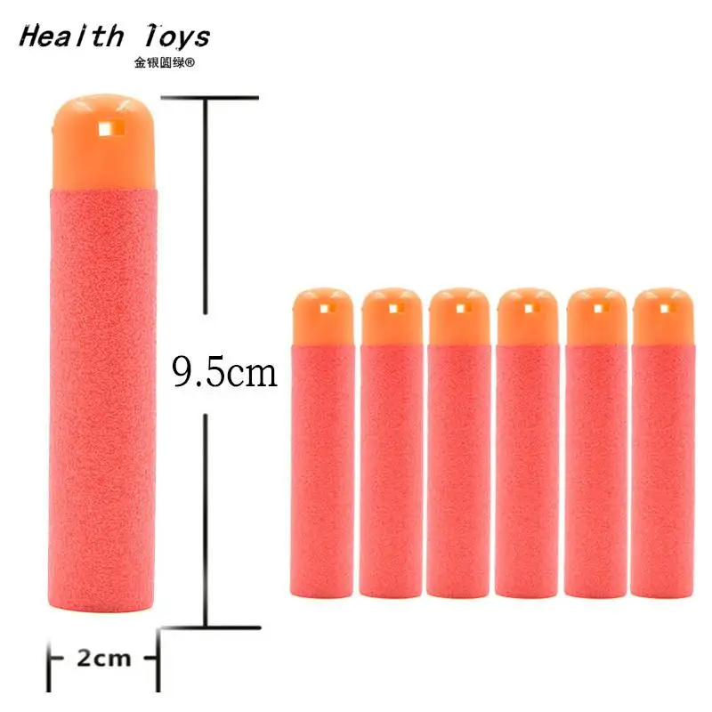 6pcs Soft Refill Foam Bullet Darts for Nerf N-Strike Mega Centurion Kids Toy Gun