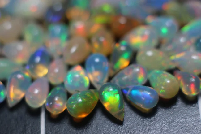 

one PIECE loose beads opal drop 7-8mm for DIY jewelry making FPPJ wholesale beads nature gem stone