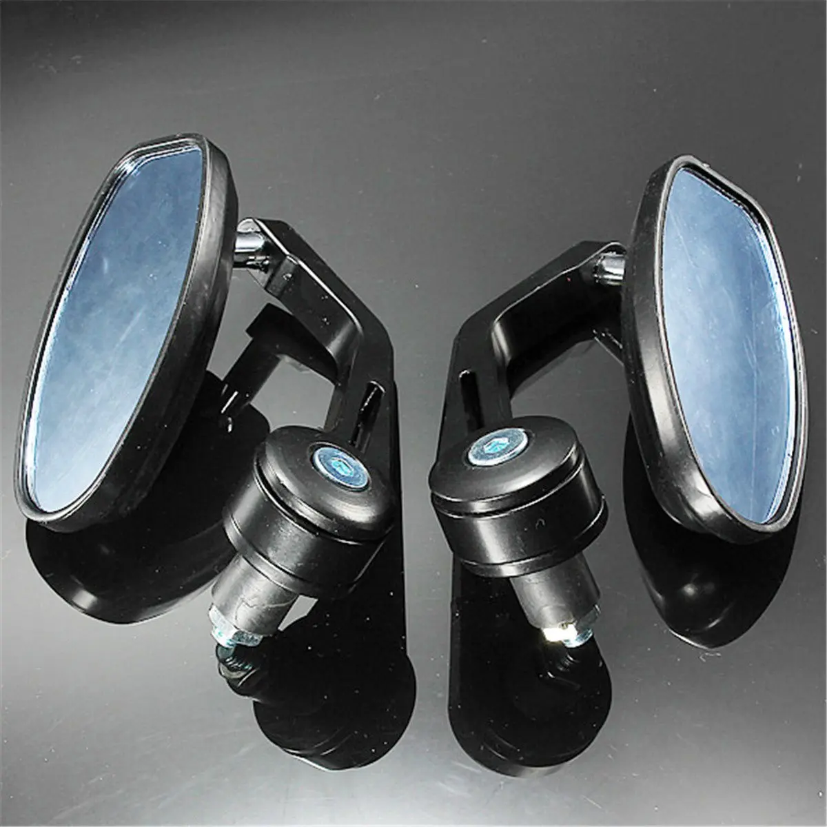 Universal 7/8 Inches Bar End Rear Mirrors Moto Motorcycle Motorbike Scooters Rearview Mirror